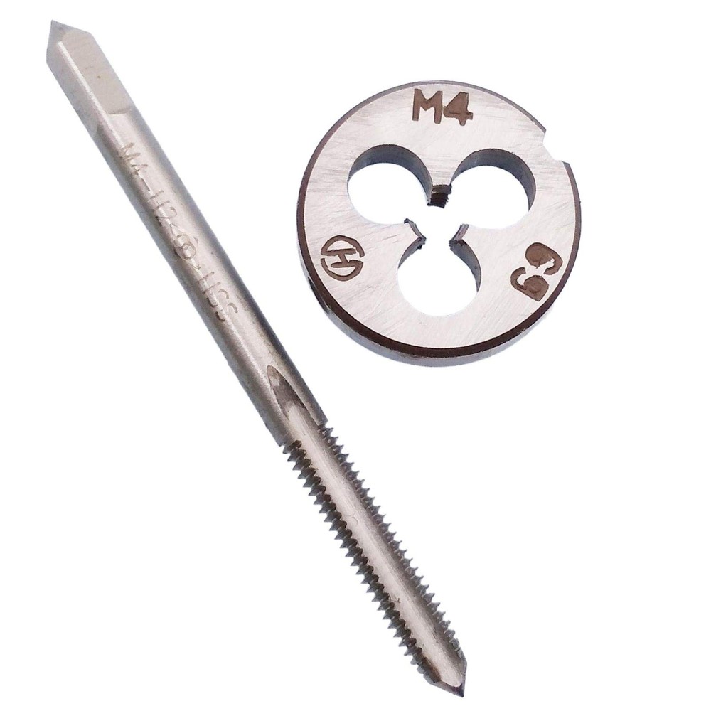 HSS M4 x 0.7mm Tap and x Die Metric Thread Right Hand