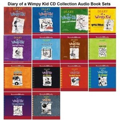 Diary of A Wimpy Kid CD Complete Collection Audio Books Sets 1-14