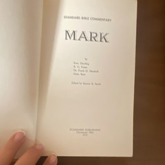 Standard Bible Commentary Mark Standard Publishing Hardcover Dowling Foster