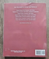 Federal Rules of Civil Procedure 2023 Edition – Supplement w/ Advisory Notes