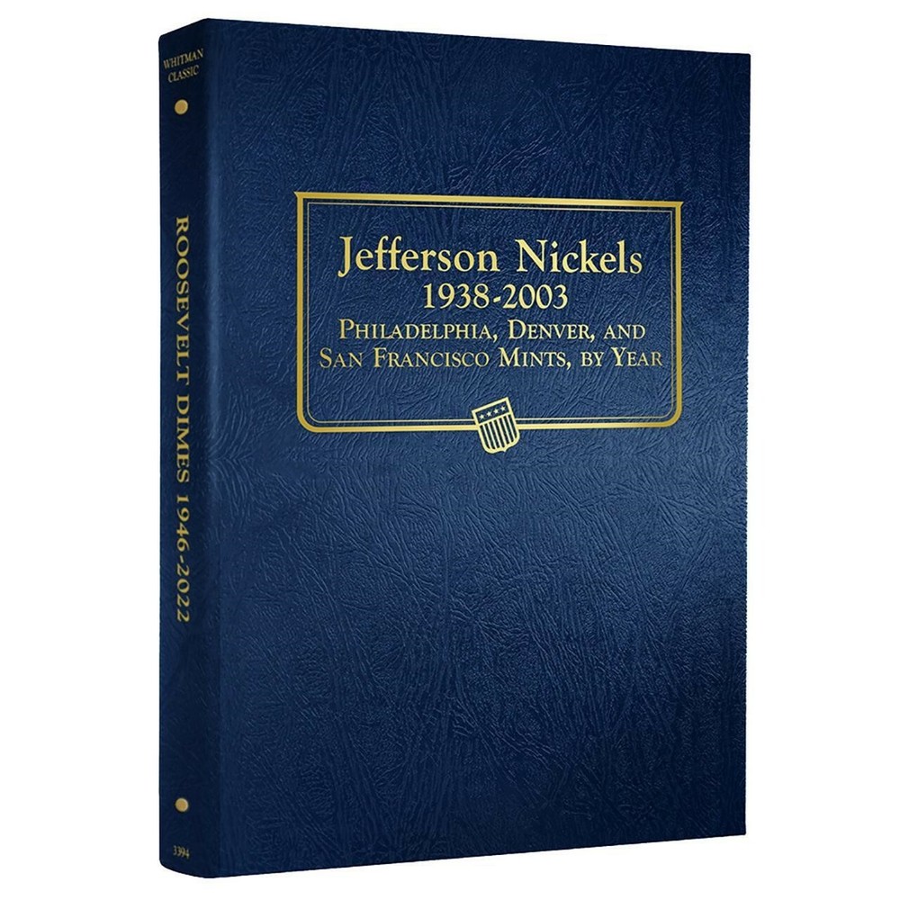 Whitman Blue Classic Album For Jefferson Nickels 1938-2003 Coin Album 9116 New