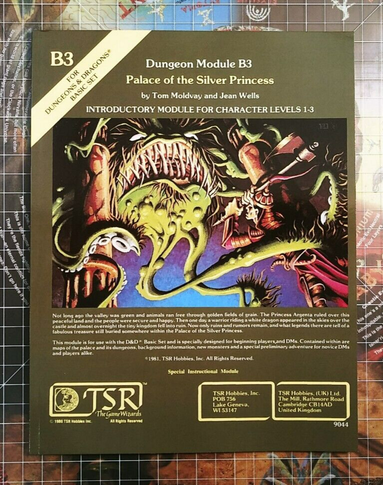 B3 Palace of the Silver Princess – Dungeons & Dragons – D&D