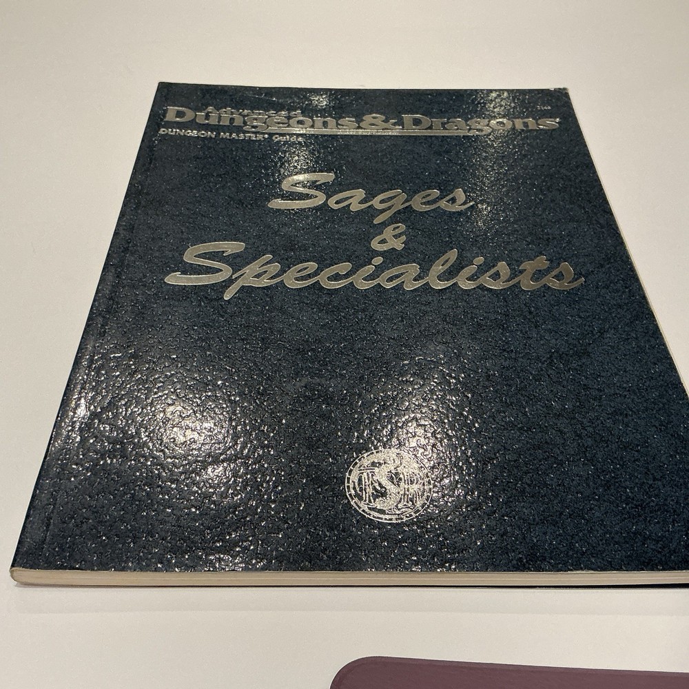 Advanced Dungeons & Dragons Sages and Specialists Paperback 2146