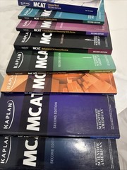 LOT SET Kaplan Publishing MCAT Complete 9 book Second Edition