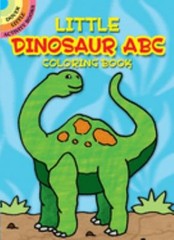 Little Dinosaur ABC Coloring Book Paperback Winky Adam