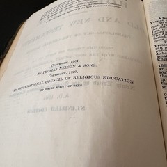 Antique 1929 Holy Bible Teachers Edition Leather Bound Pronouncing Nelson
