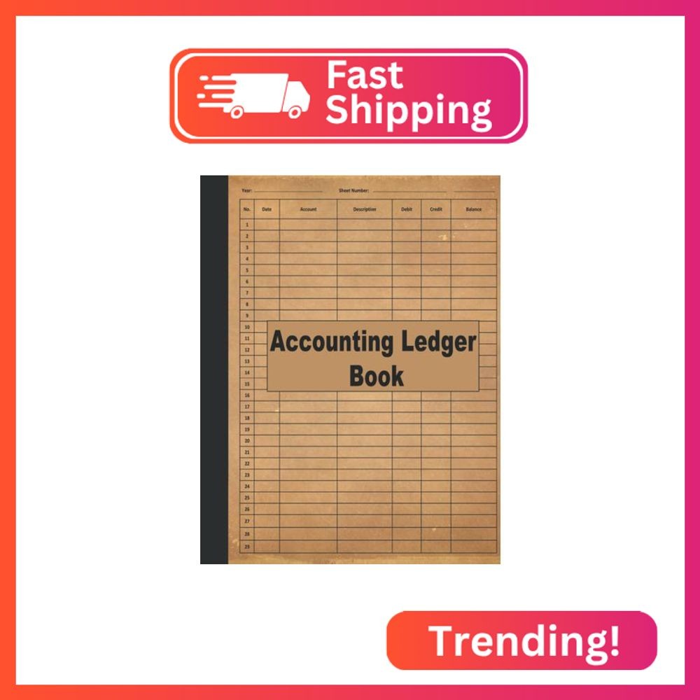 Accounting Ledger Book: Account Ledger Book, Bookkeeping Record Book, Small Busi