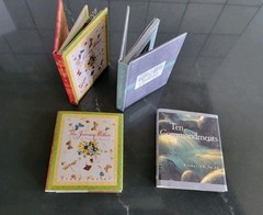 Two 3.5 In Miniature/Travel Books “The Journey Within” &”The Ten Commandments”