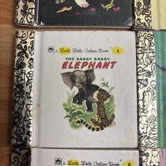 Vintage Little Little Golden Books Mini Lot Of 9