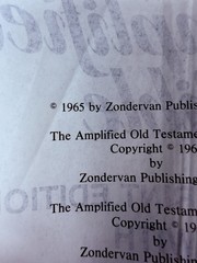 The Amplified Bible Giant Print Lockman Foundation AMP Bible SEE DETAILS