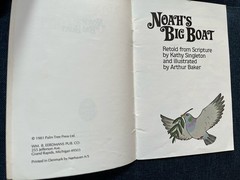 Palm Tree Bible Stories LOT RARE 1980s: Noah’s Big Boat and Daniel And The Lions
