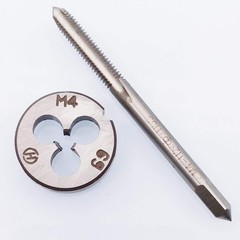 HSS M4 x 0.7mm Tap and x Die Metric Thread Right Hand