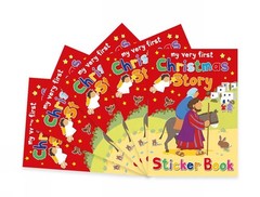Christmas Story Sticker Book: Pack of 5 by Alex Ayliffe Paperback Book