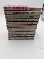 Lot of 12 Wonderful Oz Books 3-14 L Frank Baum Del Rey Ballantine Books