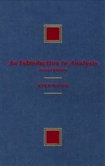 An Introduction to Analysis
