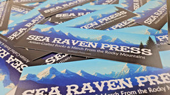 Sea Raven Press Bookmark Rocky Mountains 8 in x 2.5 in Printed on 100# Cardstock
