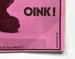 OZ MAGAZINE No.35. Brown pig cover variant. No “40p” printed on cover