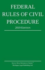 Federal Rules of Civil Procedure; 2019 Edition: With Statutory Supplement – GOOD