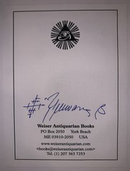 SIGNED by HYMENAEUS BETA, 1 of 41 8, THREE ESSAYS ON FREEDOM, JACK PARSONS, OTO