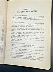 VTG 1955 National Plumbing Code Book ASA A40.8-1955 SC 174 Pages Illustrated