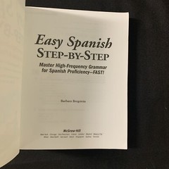 Easy Spanish Step-By-Step, Great for Homeschool – McGraw Hill, by Bergstein