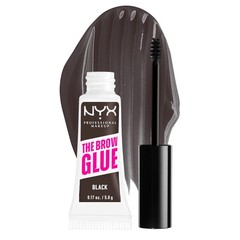 NYX PROFESSIONAL MAKEUP The Brow Glue, Extreme 1 Count (0.17 Fl Oz), 05 Black