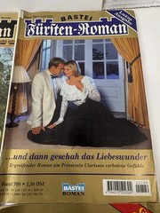 Vintage 10x Lot Romanhefte German Deutsch Romance Magazines BASTEI Furften G-42