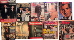 Lot of 10 John F. Kennedy Jr. Magazines 1999 People, Newsweek, Shout Out JFK Jr.