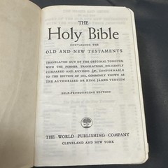 Vintage – Rainbow Bible – Children’s Illustrated KJV – Self-Pronouncing Bible