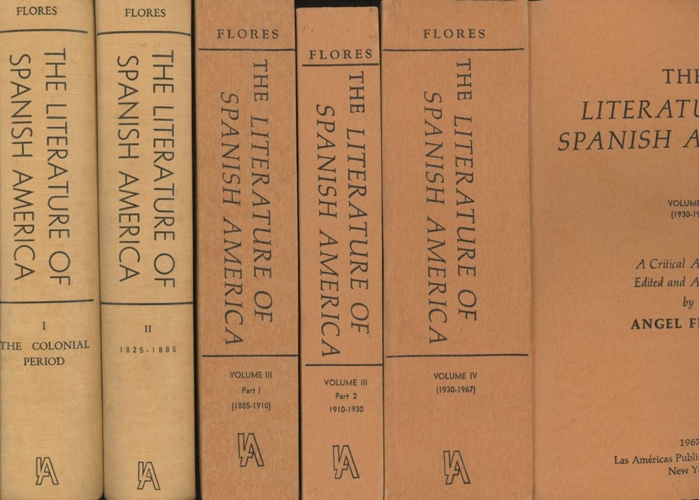 Angel Flores / Literature of Spanish America Critical Anthology 4 Volumes 1st ed