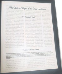 Hebrew Pages of the New Testament by Yoseph Viel & Parallel New Testament Ulrich