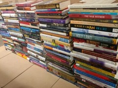 Books by Genre 20 LBS (Pounds) Box Value Lot Sorted Fiction/Nonfiction HB/PB SET