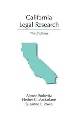 California Legal Research (Carolina Academic Press Research Series) – GOOD