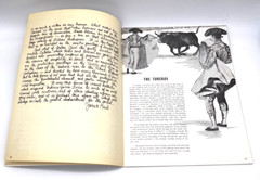 Toreros in Juarez Photos of Bullfighting Illustrations 36 pages Vintage 1960’s
