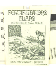 1979 Fantasy Games Unlimited Fortifications Plans for Sieges in 25mm Scale