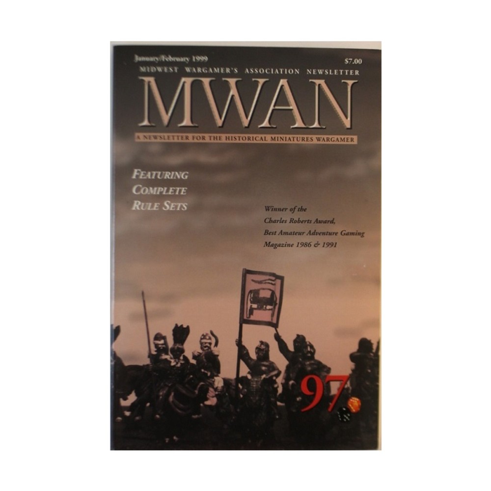 Hal Thingl MWAN #97 “Rules for 25mm Colonial Skirmishes, WWII Movie Tri Mag VG