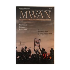 Hal Thingl MWAN #97 “Rules for 25mm Colonial Skirmishes, WWII Movie Tri Mag VG