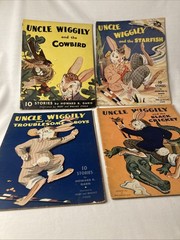 Uncle Wiggily Magazines Lot Of 4- 8.5 x 11 inches 10 Stories 1943