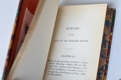Antique Leather Bound Memoirs of Sir Walter Scott by J G Lockhart 1839 – Vol 7