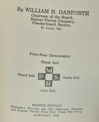 I Dare You! by William H. Danforth 1938 8th Edition Ralston Purina MINT COND