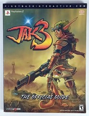 Jak 3 Official Strategy Guide PS2 Piggyback Interactive Book PlayStation 2 Vtg