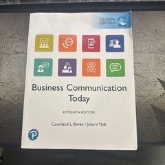 Business Communication Today, Global Ed…, Thill, John