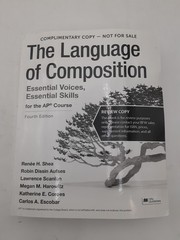 The Language of Composition for the AP Course 4th Ed RC 9781319409258