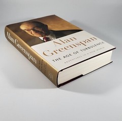 ALAN GREENSPAN The Age of Turbulence Adventures in New World SIGNED 1ST Ed HCDJ