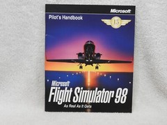 Microsoft Flight Simulator 98 Pilot’s Handbook by Microsoft, Softcover, 71 Pages