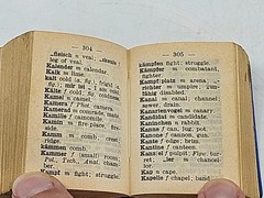 Vtg 1964 Langenscheidts Lilliput German English Translation Mini Dictionary Book