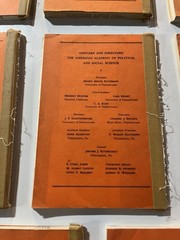 The Annals of the American Academy of Political and Social Science Lot 8 Books