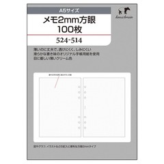 Knox System Planner Refills, 2Mm Grid, 100 Sheets, A5 Size, 52451400_