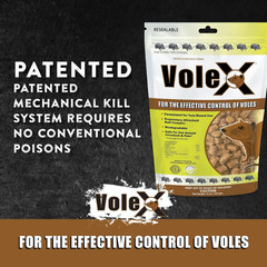 Volex All Natural Non Toxic Vole Killer Pellets 8Oz Safe for Crops Pets