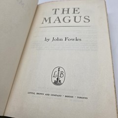 THE MAGUS – John Fowles – 1st Edition – 1965 hardcover with dust jacket